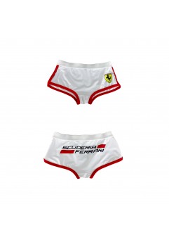 366Vol21 white "Ferrarrri" swim shorts