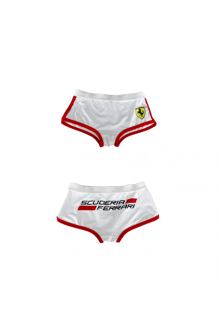 366Vol21 white "Ferrarrri" swim shorts 366Vol21 white "Ferrarrri" swim shorts