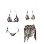 366VOL22 Red Leopard bikini sets with skirt 366VOL22 Red Leopard bikini sets with skirt