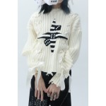 Star white sweater Star white sweater