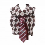 Plaid sweater short sleeve